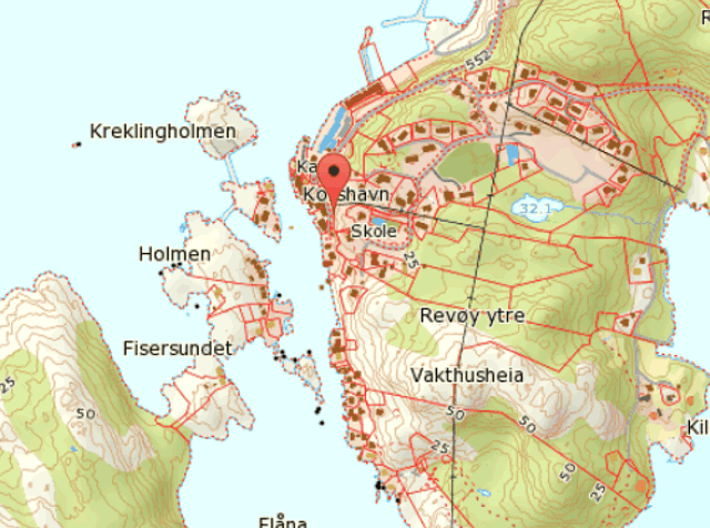 Karte von Korshamn