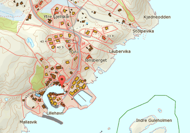 Karte von Lillehavn