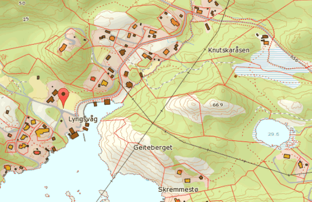 Karte von Lyngsvåg