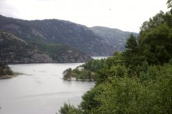 Schöne Fjordlandschaft
