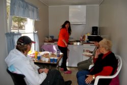 Die Außenküche, der Treffpunkt!