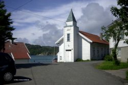 Die Kirche von Korshamn.