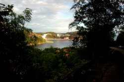 Blick von der anderen Seite auf den Fjord