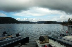 Blick auf den Rosfjord