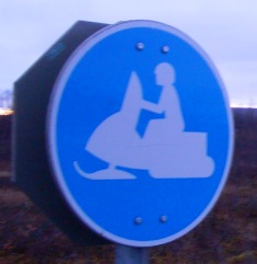 Schild aus norwegen